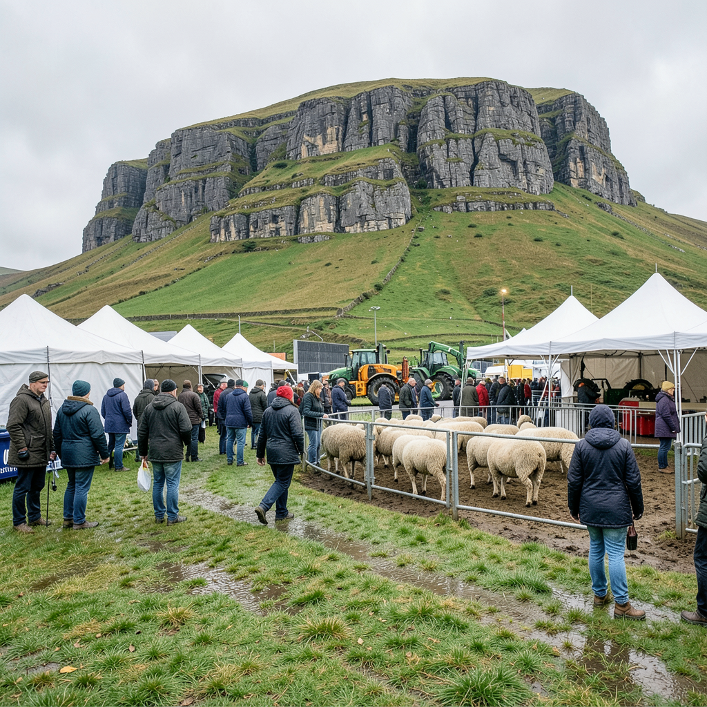 Thousands flock to Kilnsey Show despite rain as extra race added